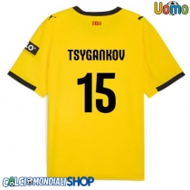 Maglie da calcio Girona Viktor Tsyhankov #15 Seconda Maglia 2025-26 Manica Corta